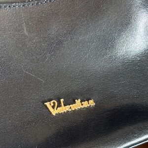 Valentino Black Leather Shoulder Bag